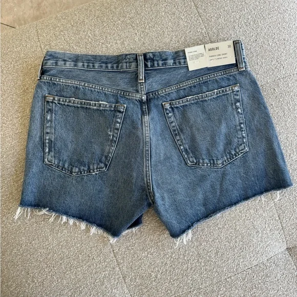 NWT AGOLDE PARKER LONG SHORT - Picture 6 of 7